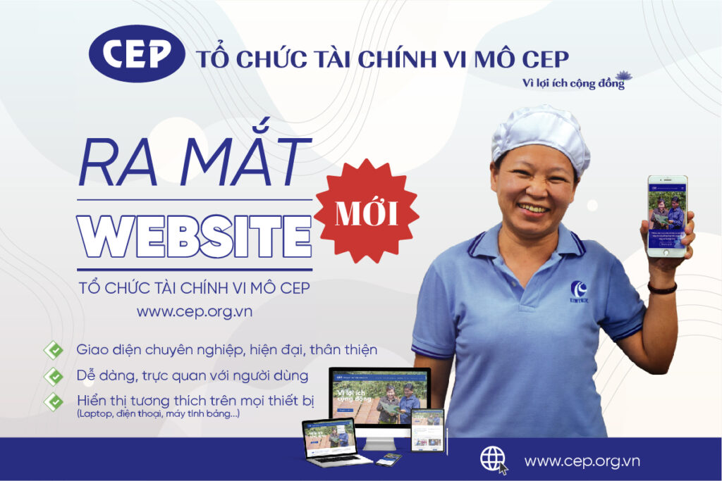 CEP ra mắt website mới